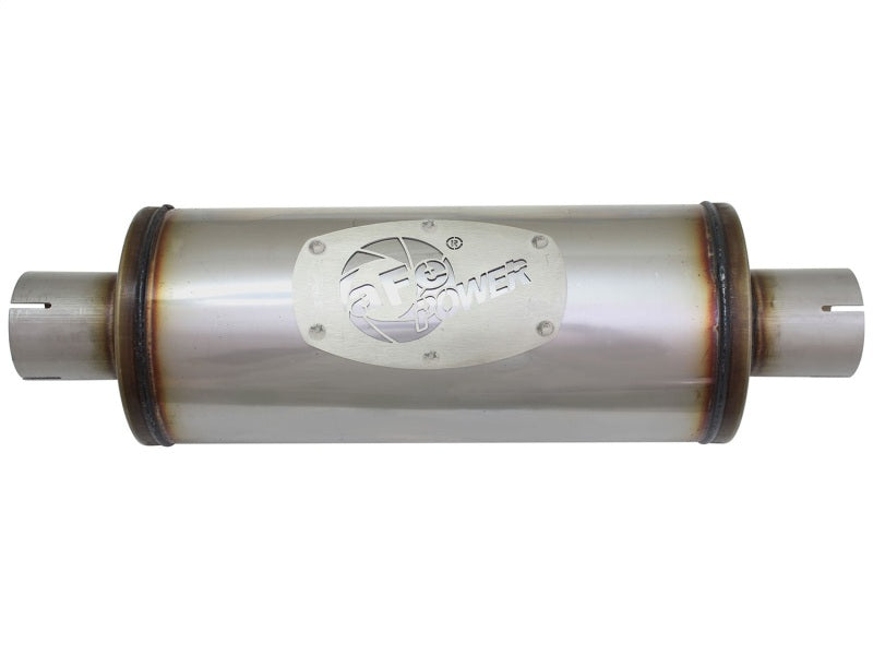 aFe MACH Force-Xp 409 SS Muffler 2-1/2in Center/Center 14in L - 49M00007