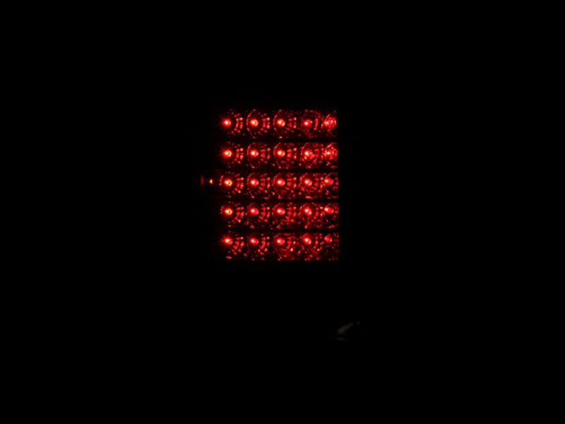 ANZO 1997-2002 Ford Expedition LED Taillights Black - 311021