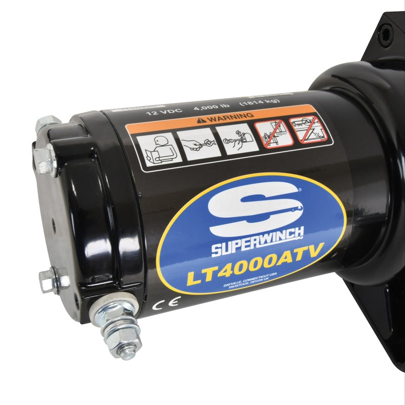 Superwinch 4000 LBS 12V DC 3/16in x 50ft Steel Rope - 1140220