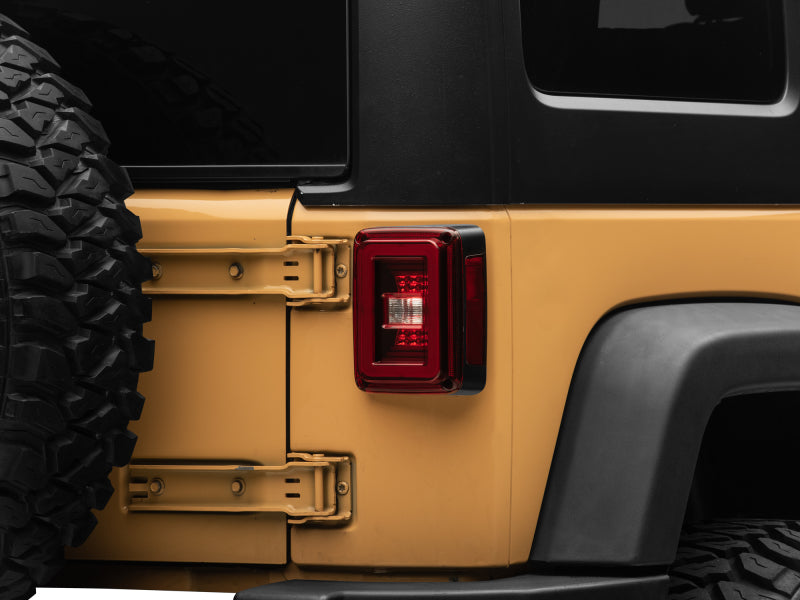 Raxiom 07-18 Jeep Wrangler JK JL Style LED Tail Lights- - J133626