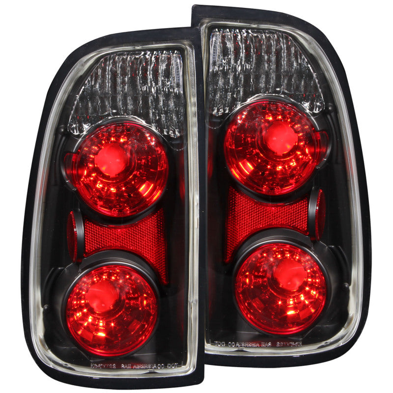ANZO 2000-2006 Toyota Tundra Taillights Black (Regular & Access Cab - 211126