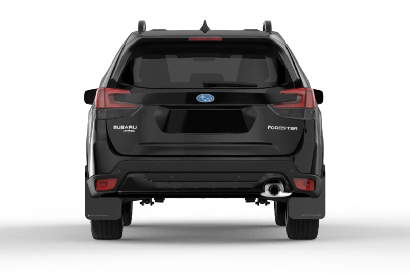 Rally Armor 19-21 Subaru Forester Black UR Mud Flap w/ - MF52-UR-BLK/GRY