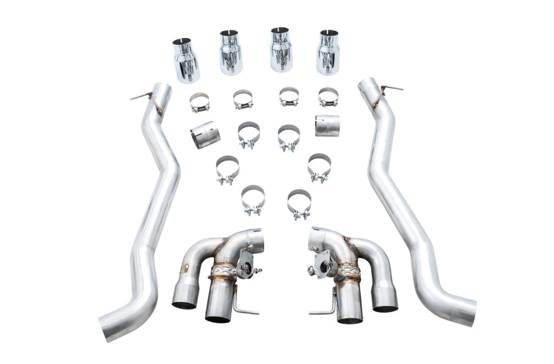 AWE Tuning 18-19 BMW M5 (F90) 4.4T AWD SwitchPath Axle-back - 3025-42061