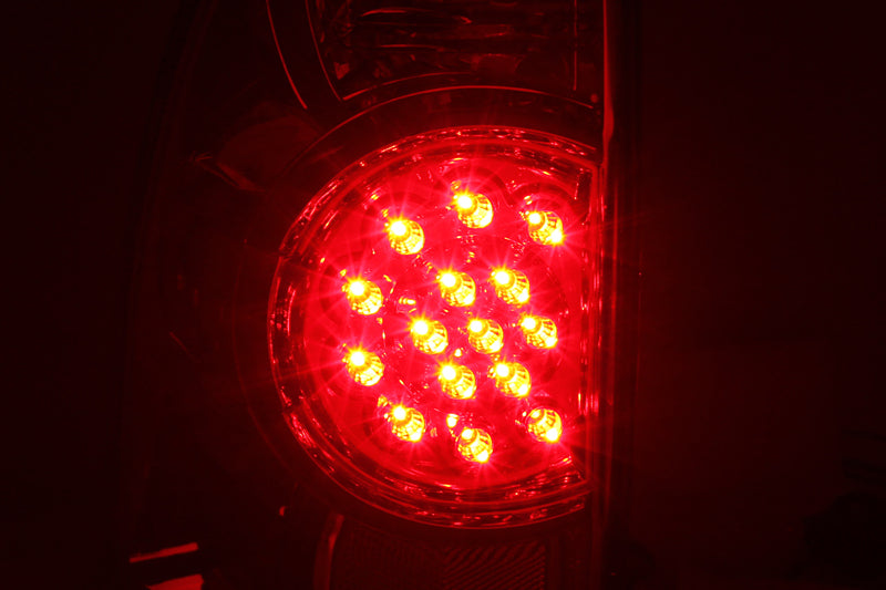 ANZO 2005-2015 Toyota Tacoma LED Taillights Smoke - 311179