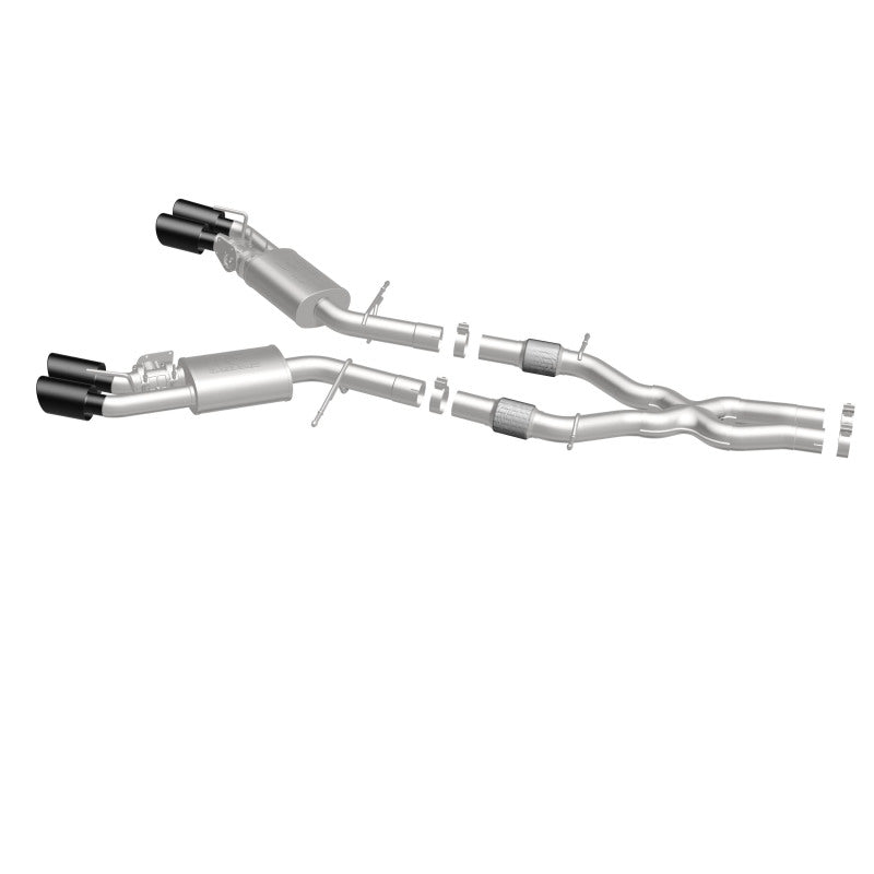 MagnaFlow SYS Cat-Back 2015-2017 Cadillac CTS-V 6.2L Quad 4in Carbon - 19011