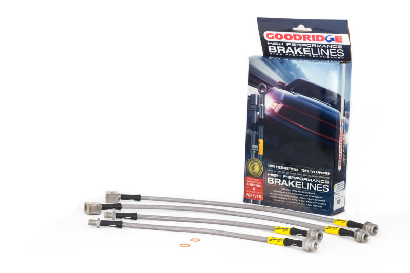 Goodridge 89-02 Nissan Skyline (R32/R33/R34) Stainless Steel Brake Line Kit - 22160