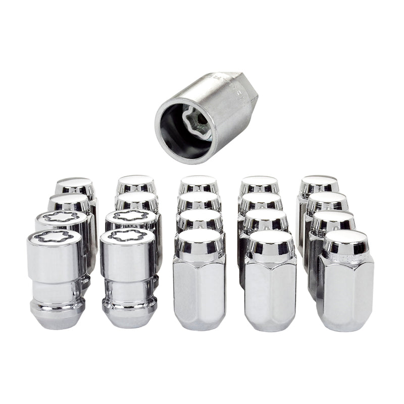 McGard 5 Lug Hex Install Kit (Clamshell) w/Locks (Cone Seat - 84557CN
