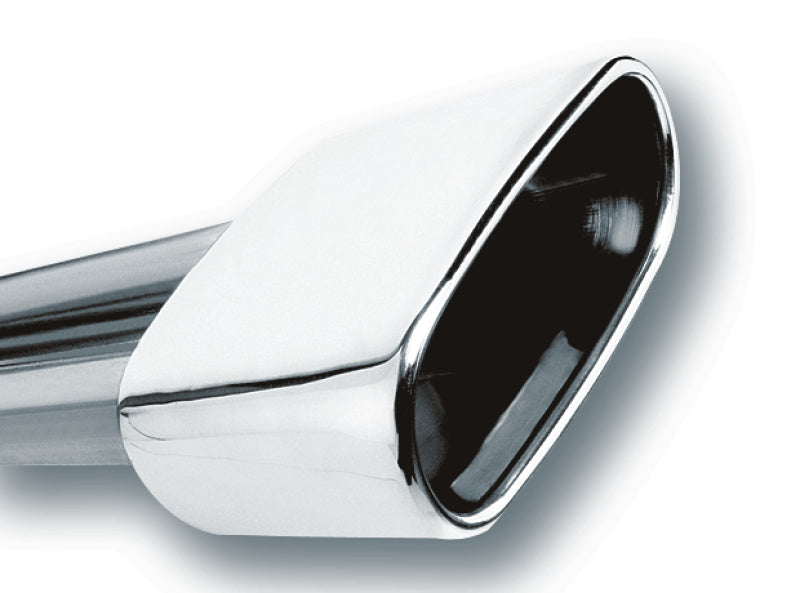 Borla 2.5in Inlet 6.69in x 3in Rectangular Rolled Angle Cut - 20244