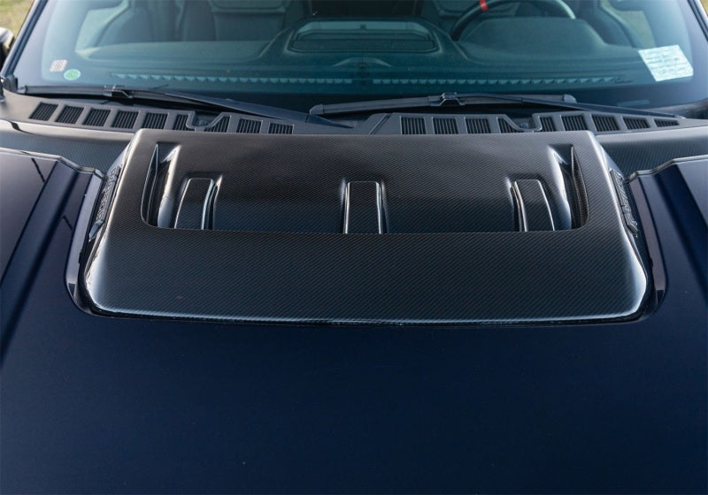 Ford Racing 21-24 Ford F150 Raptor Carbon Fiber Hood Vent - M-16628-FG