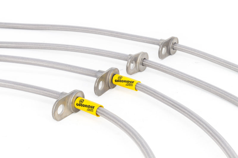 Goodridge 17-21 Honda Civic Hatchback Stainless Steel Brake Line Kit - 20041