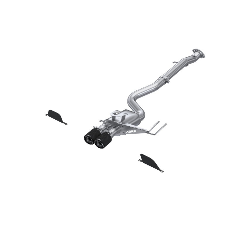 MBRP 2023 Toyota Corolla GR 1.6L T304 SS 3in Cat-Back - S43033CF
