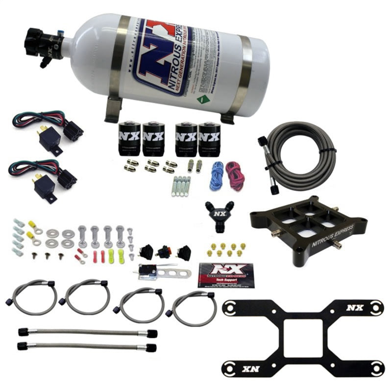 Nitrous Express 4150 Dual Stage Billet Crossbar Nitrous Kit (50-300 - 66042-10