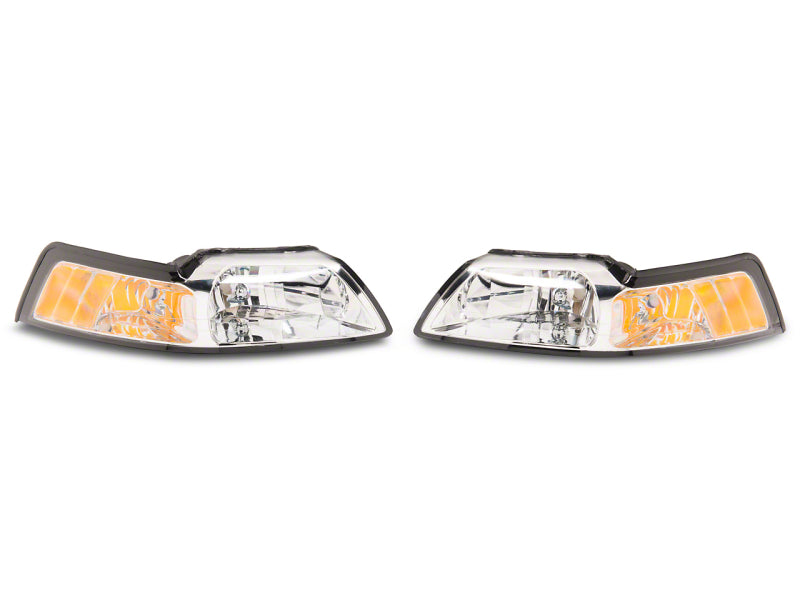 Raxiom 99-04 Ford Mustang Axial Series OEM Style Replacement Headlights- - 413421