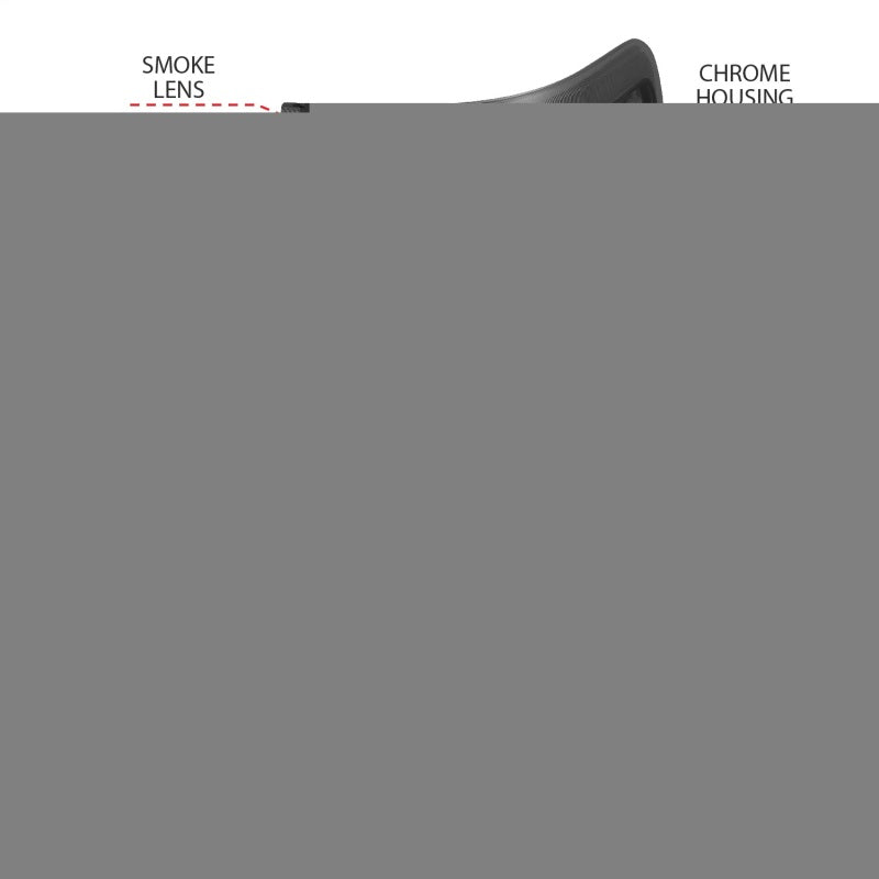 ANZO 2009-2013 Ford F-150 LED Taillights Smoke - 311258