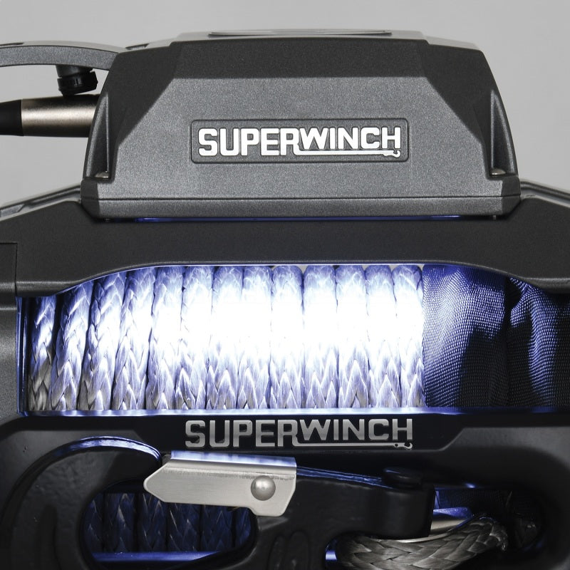 Superwinch 12000 LBS 12V DC 3/8in x 80ft Synthetic Rope - 1712201