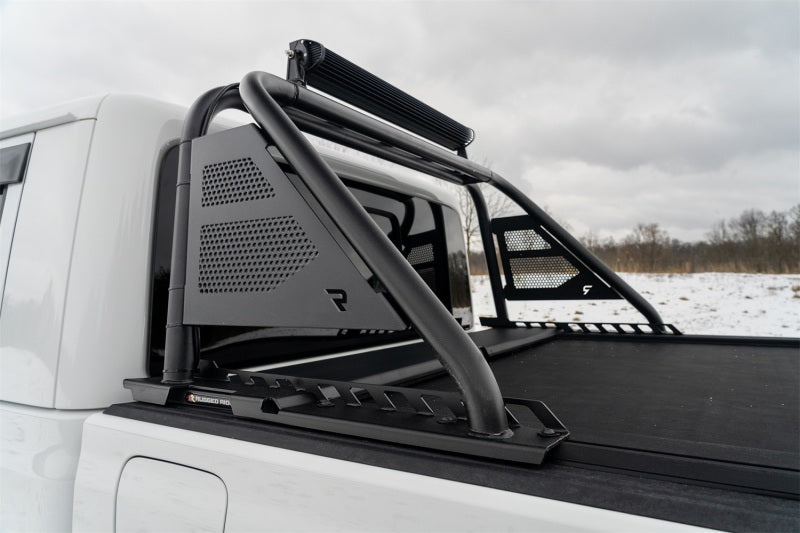 N-Fab ARC Sports Bar 20-22 Jeep Gladiator - Textured Black(Roll-N-Lock - J19BR-RLT