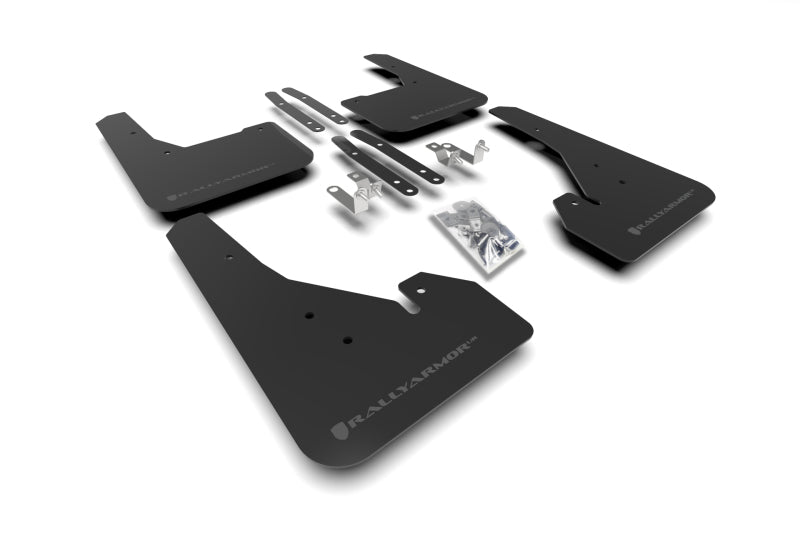 Rally Armor 18-25 Toyota Corolla Hatchback Black UR Mud Flap - MF67-UR-BLK/GRY