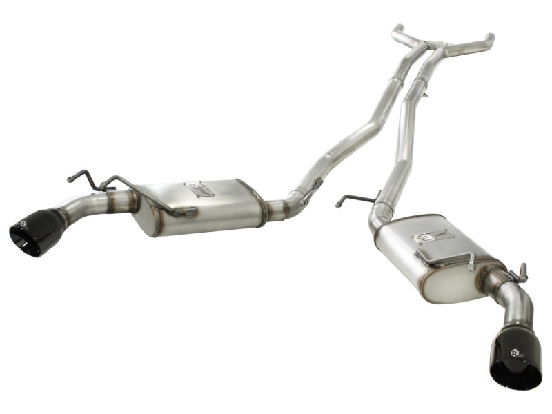 aFe MACHForce XP Exhaust 2.5in Stainless Steel CB/10-13 Chevy Camaro - 49-44042-B