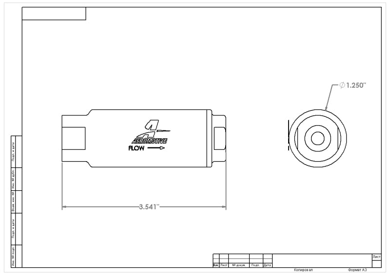 Aeromotive Replacement 100 Micron SS Element (for 12316 Filter Assembly) - 12616