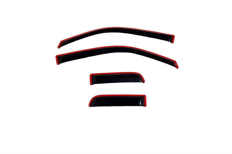 AVS 04-14 Ford F-150 Supercab Ventvisor In-Channel Front & Rear - 194738