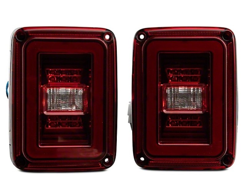 Raxiom 07-18 Jeep Wrangler JK JL Style LED Tail Lights- - J133626