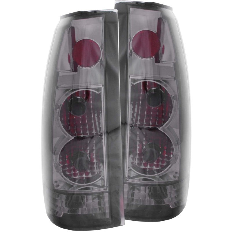 ANZO 1999-2000 Cadillac Escalade Taillights Smoke G2 - 211158
