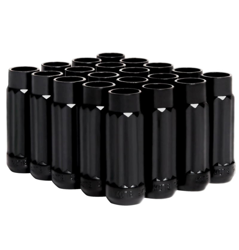 BLOX Racing 12-Sided P17 Tuner Lug Nuts 12x1.5 - Black - BXAC-00142-BK