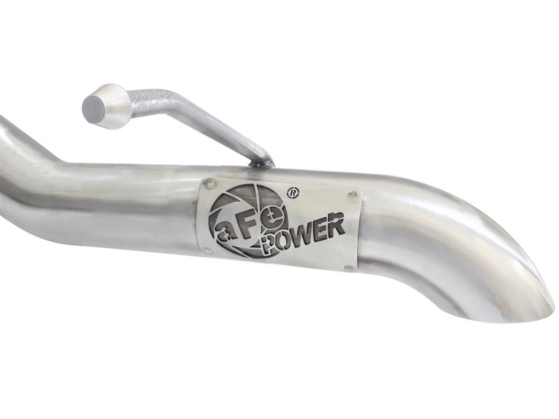 aFe MACHForce XP 2.5in SS-409 Cat-Back Exhaust 07-16 Jeep Wrangler - 49-48055