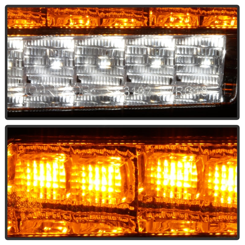 Spyder Jeep Wrangler 2018-2019 (Halogen Model Only) LED Front Bumper - 5086778