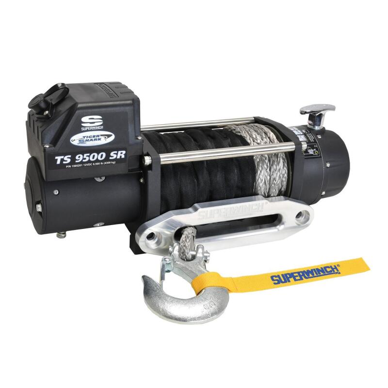 Superwinch 9500 LBS 12V DC 3/8in x 80ft Synthetic Rope - 1595201