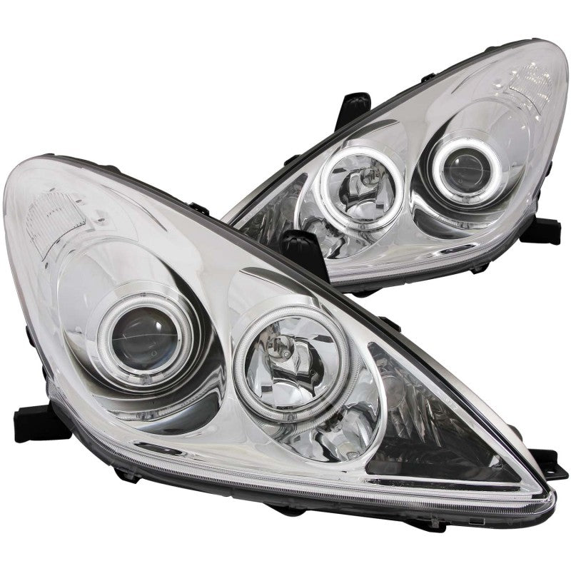 ANZO 2002-2003 Lexus Es300 Projector Headlights w/ Halo Chrome (CCFL) - 121173