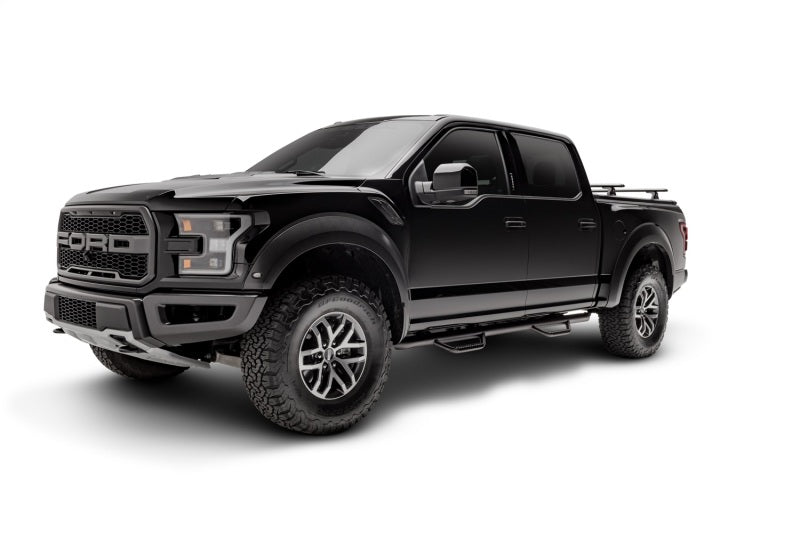 N-Fab Nerf Step 15-17 Ford F-150 SuperCrew - Tex. Black - F1585CC-TX