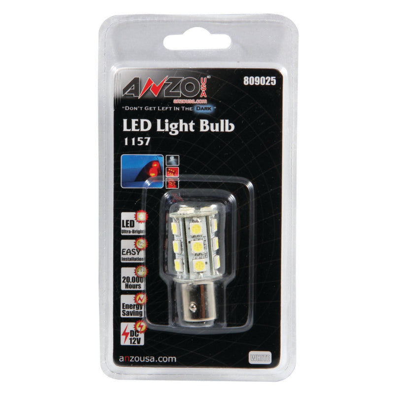 ANZO LED Bulbs Universal LED 1157 White - 18 LEDs - 809025
