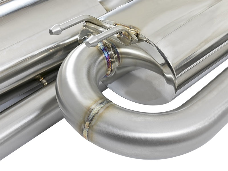 aFe Takeda 3in 304 SS Cat-Back Exhaust w/ Dual Center - 49-36618-B