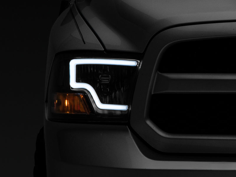 Raxiom 09-18 Dodge RAM 1500 LED Bar Headlights- Black Housing - R117803