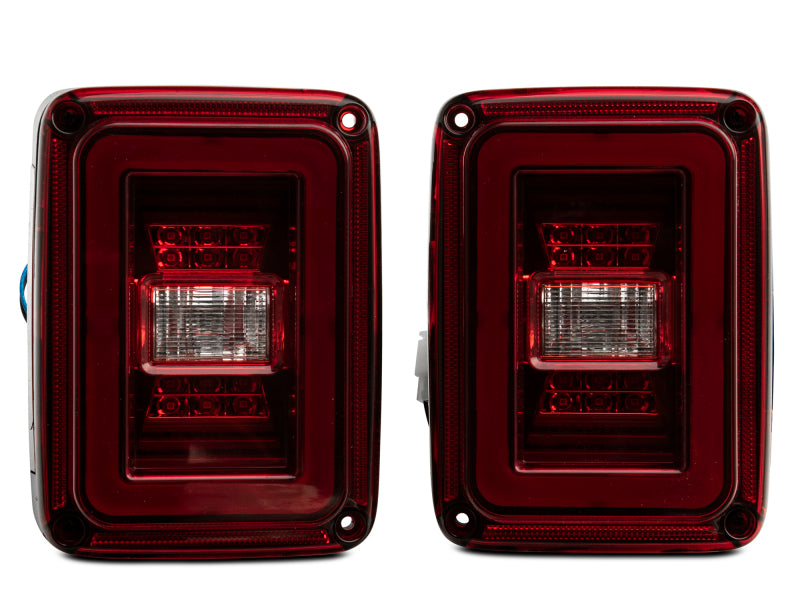 Raxiom 07-18 Jeep Wrangler JK JL Style LED Tail Lights- - J133626