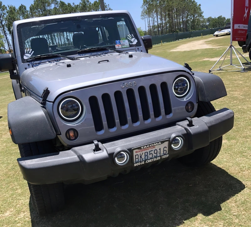 Oracle 07-18 Jeep Wrangler JK Switchback LED Halo Headlights - - 5769-123