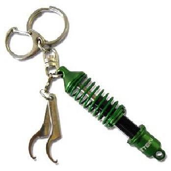 Tein Damper Keychain with Wrench - Green/Black - TN016-008-GB