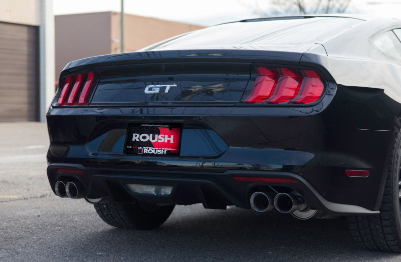 Roush 2018-2024 Ford Mustang 5.0L V8 Cat-Back Exhaust Kit (Fastback - 422093
