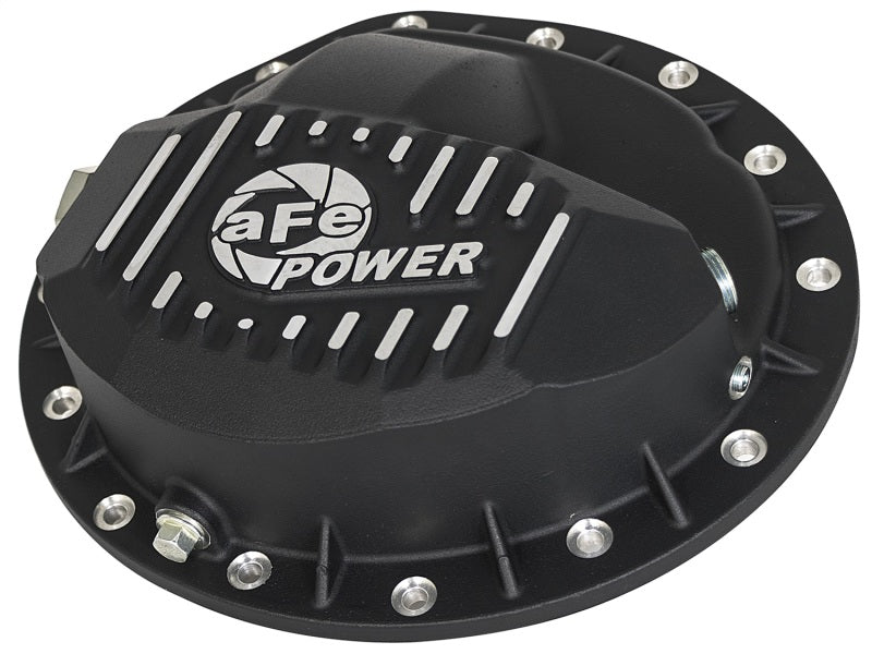 aFe Power Pro Series Rear Differential Cover Black w/ Machined - 46-70372