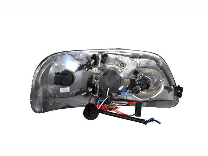 ANZO 1997.5-2003 Ford F-150 Projector Headlights w/ Halo and LED - 111031