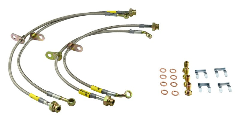 Goodridge 10-15 Chevrolet Camaro Stainless Steel Brake Line Kit - 12219