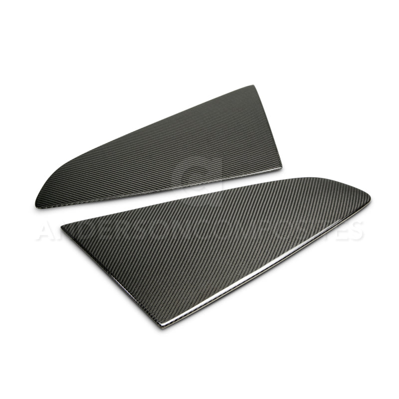 Anderson Composites 2015-2017 Ford Mustang Type -F Style Window Louvers - AC-WL15FDMU-F