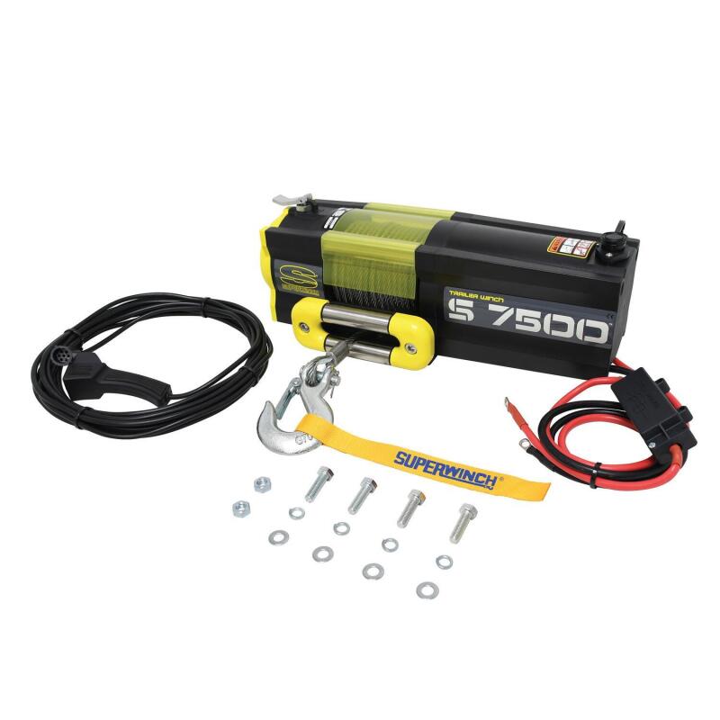 Superwinch 7500 LBS 12V DC 5/16in x 54ft Steel Rope - 1475200
