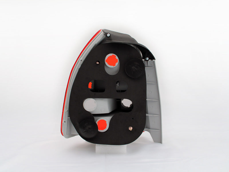 ANZO 1996-2000 Honda Civic Taillights Red/Smoke - 221193