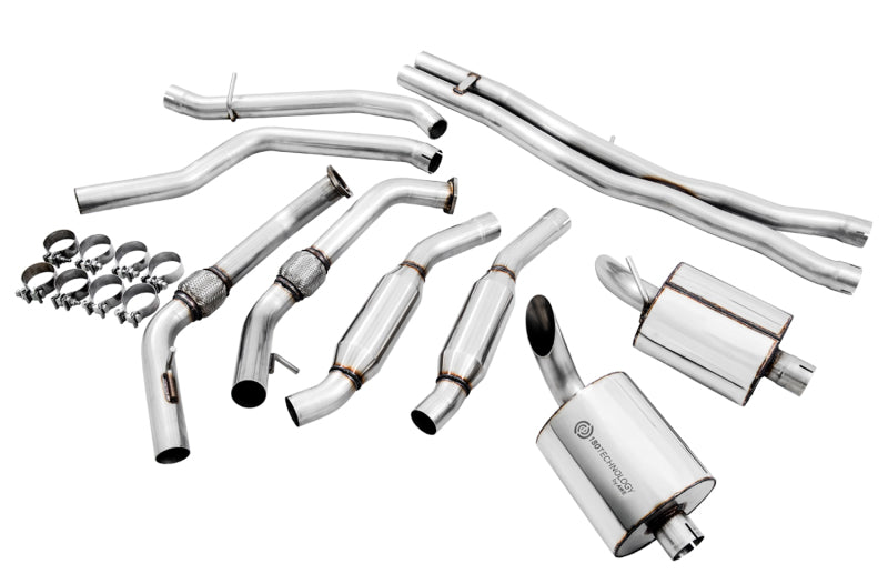 AWE Tuning Audi B9 SQ5 Resonated Touring Edition Cat-Back Exhaust - 3015-31016