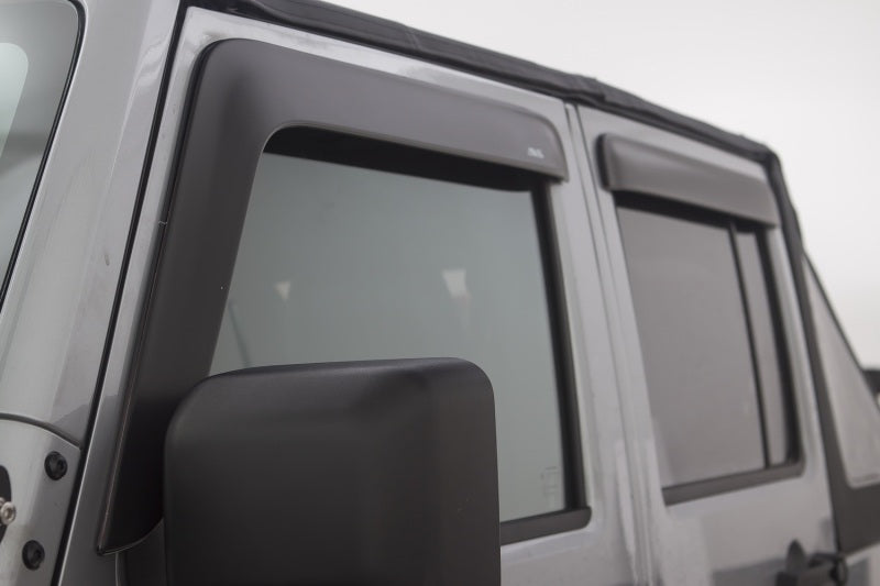 AVS 07-18 Jeep Wrangler (2 Door) Ventvisor & Aeroskin Deflector - 56020060