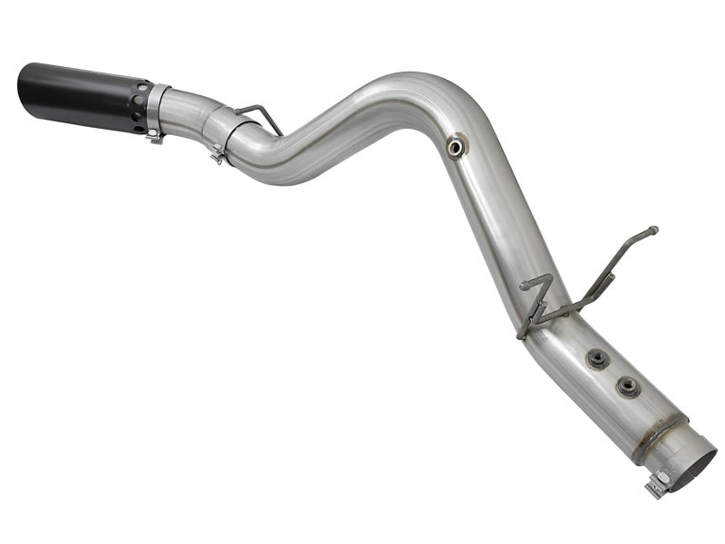 aFe ATLAS 5in DPF-Back Aluminized Steel Exhaust System GM Diesel - 49-04085-B