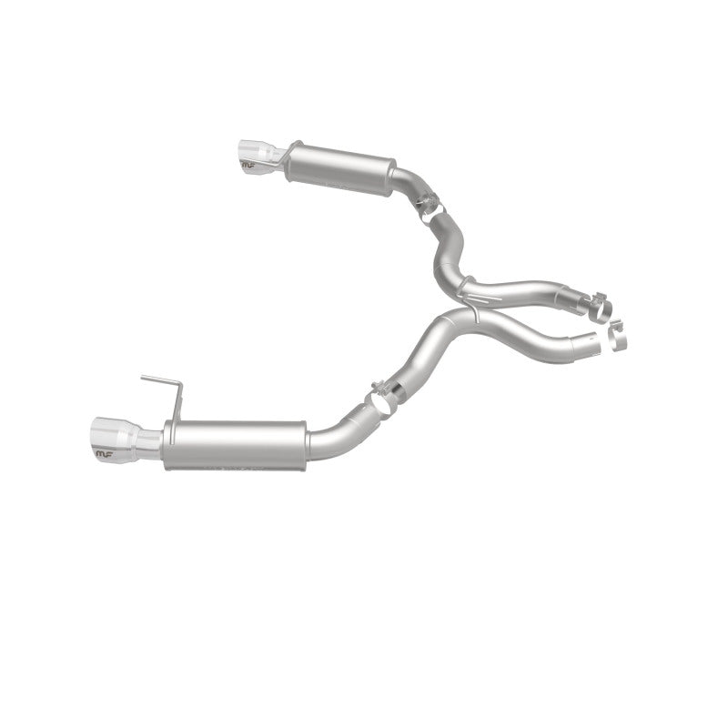 MagnaFlow Axle Back, SS, 3in, Competition, Dual Split Polished 4.5in - 19103