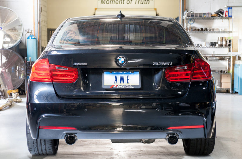 AWE Tuning BMW F3X 335i/435i Touring Edition Axle-Back Exhaust - - 3010-33028